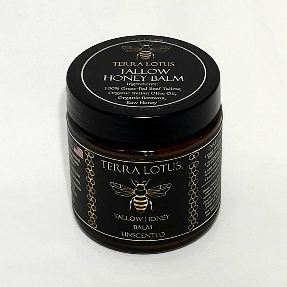 Terra Lotus Tallow Honey Balm, Hydrated And Radiant Skin - Picture 2 of 4